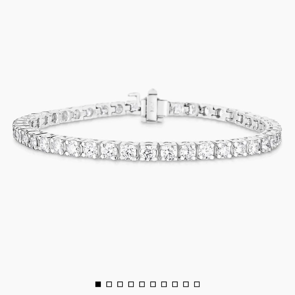 Ring Concierge 2ct Tennis Bracelet (14k white gold)